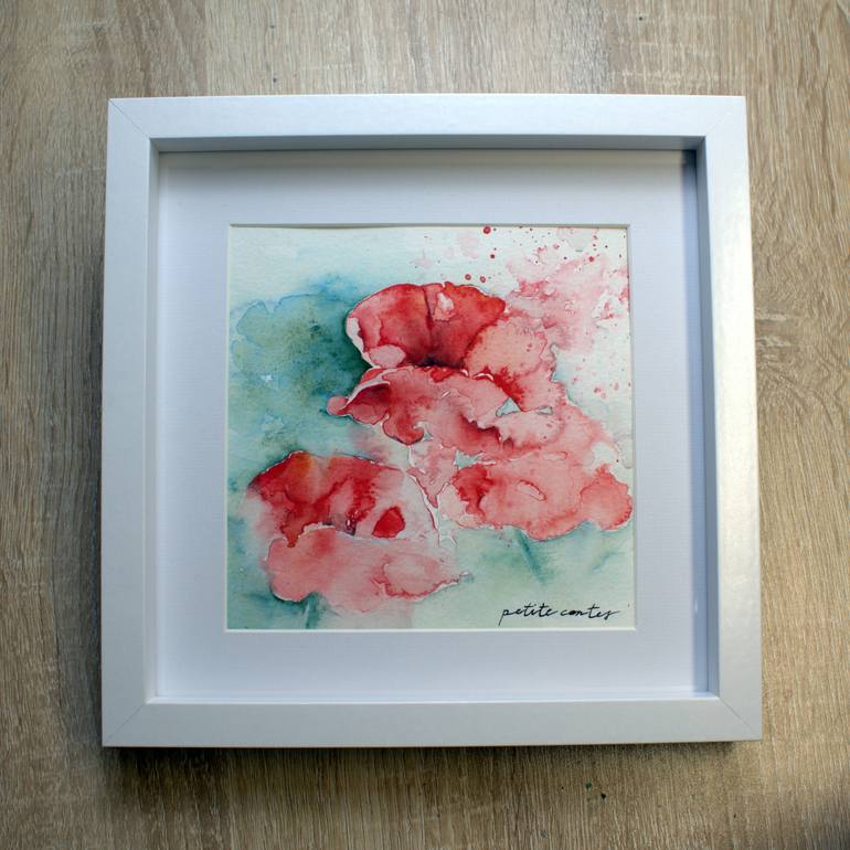 Original Abstract Floral Painting by Alicia Fordyce