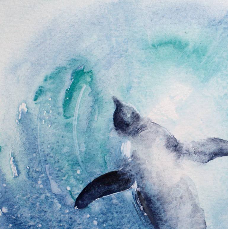 Original Abstract Animal Painting by Alicia Fordyce