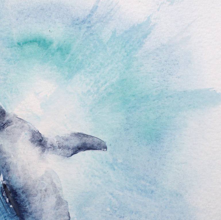 Original Abstract Animal Painting by Alicia Fordyce