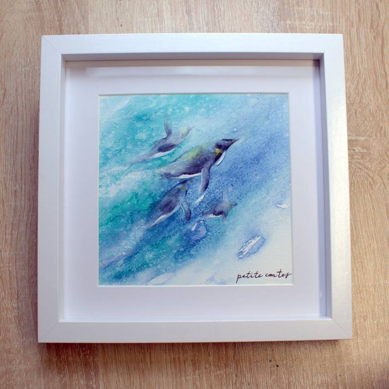 Original Impressionism Animal Painting by Alicia Fordyce