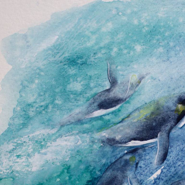 Original Impressionism Animal Painting by Alicia Fordyce