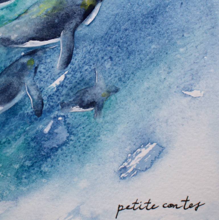 Original Impressionism Animal Painting by Alicia Fordyce