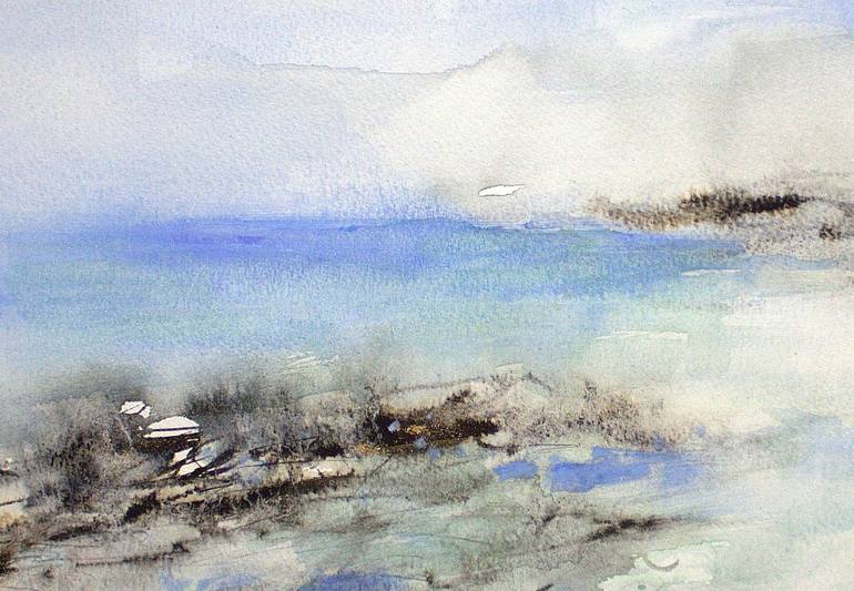 Original Abstract Seascape Painting by Alicia Fordyce