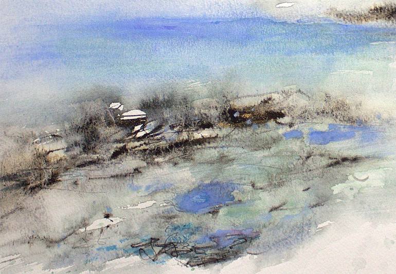 Original Abstract Seascape Painting by Alicia Fordyce