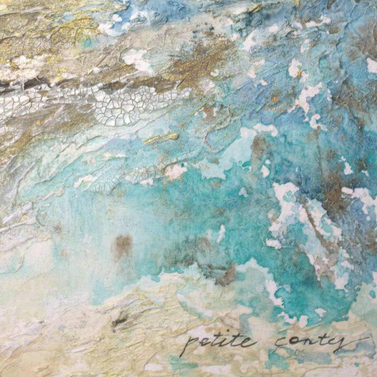 Original Abstract Seascape Mixed Media by Alicia Fordyce