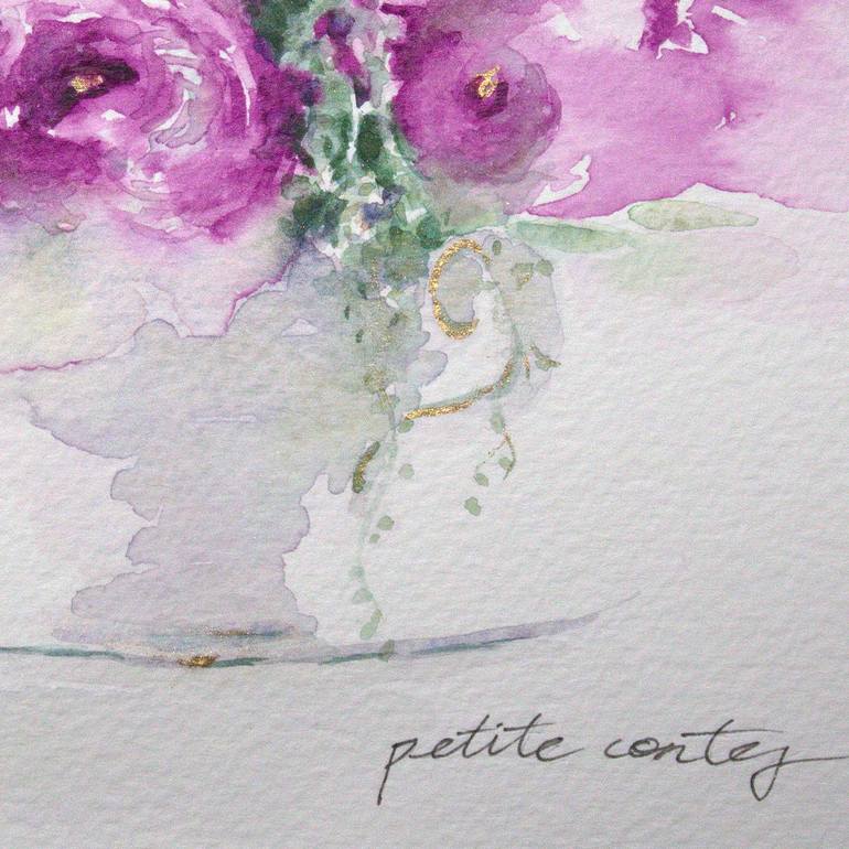 Original Impressionism Floral Painting by Alicia Fordyce