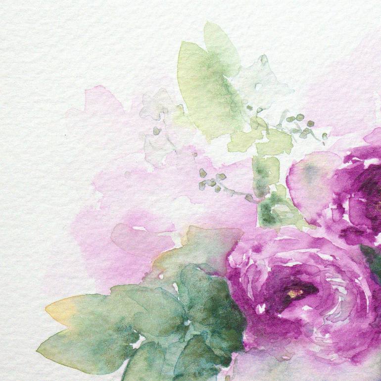 Original Impressionism Floral Painting by Alicia Fordyce