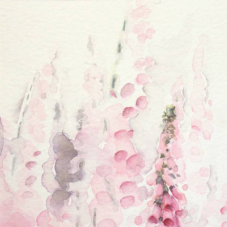 Original Painterly Abstraction Floral Painting by Alicia Fordyce