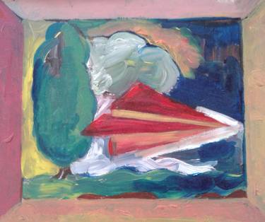 Original Impressionism Airplane Paintings by Robert Bruce