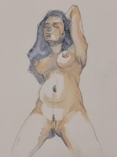 Original Nude Painting by Bogdan Parcanschi