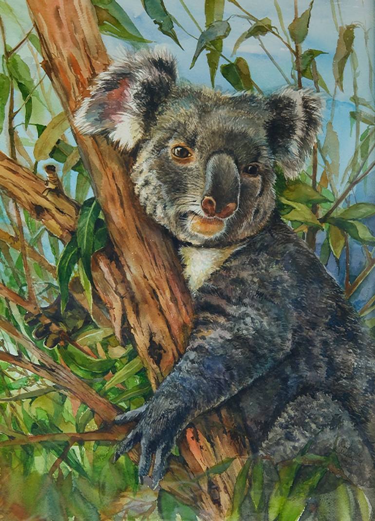 Koala Painting by Маргарита Кобрушко | Saatchi Art