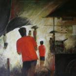 Tea Stall in Monsoon by Atul Virkar