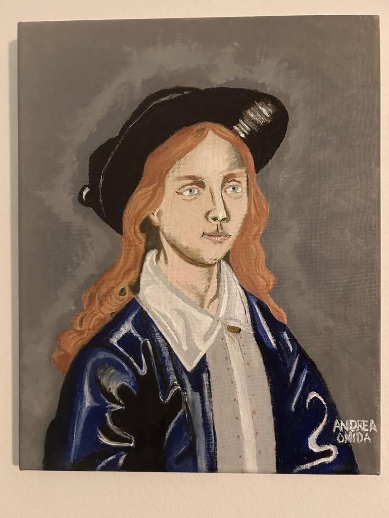 Original Portraiture People Paintings by Andrea Onida