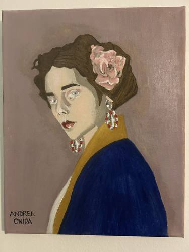 Original Portraiture People Painting by Andrea Onida