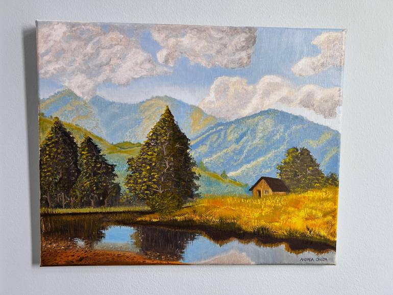 Original Figurative Landscape Painting by Andrea Onida