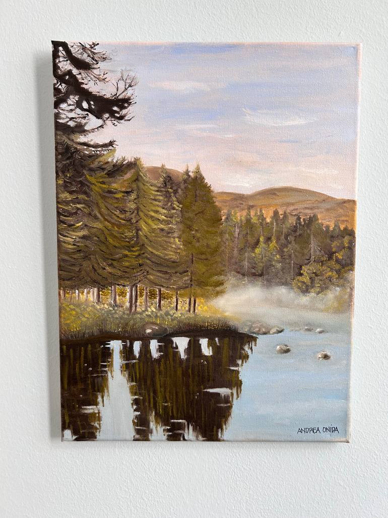 Original Figurative Landscape Painting by Andrea Onida