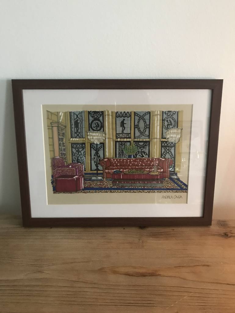 Original Cinema Drawing by Andrea Onida