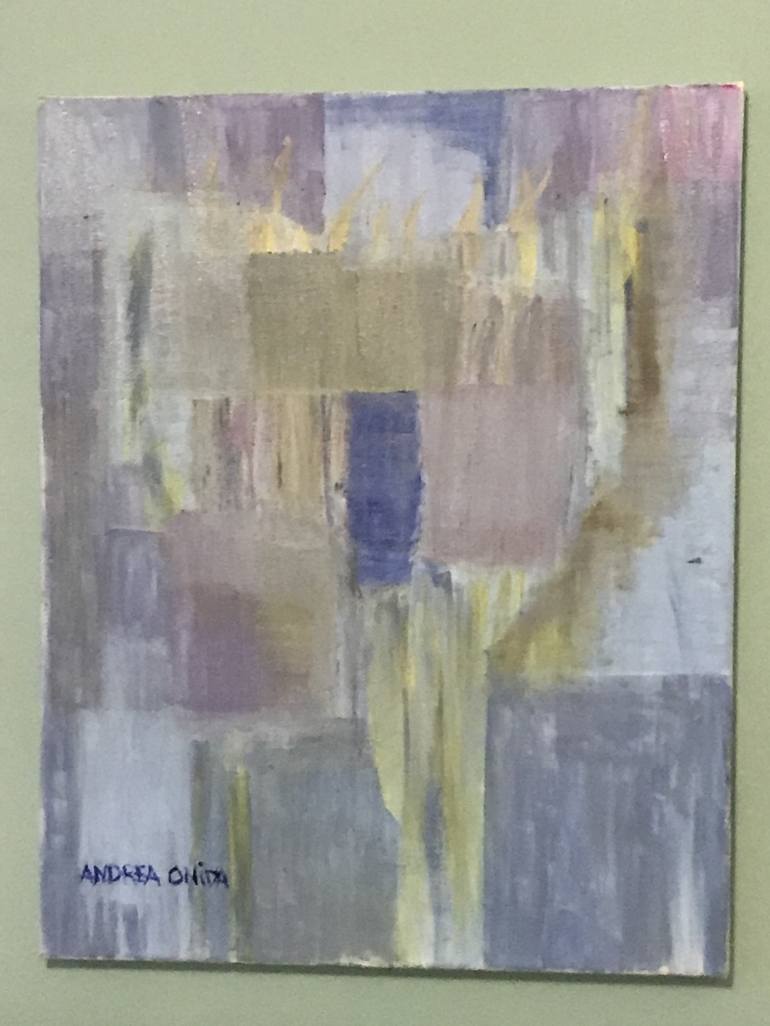 Original Abstract Expressionism Abstract Painting by Andrea Onida