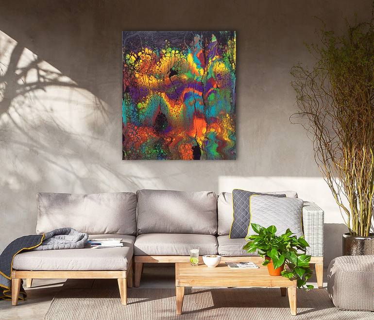 Original Abstract Painting by Irmi Harlander