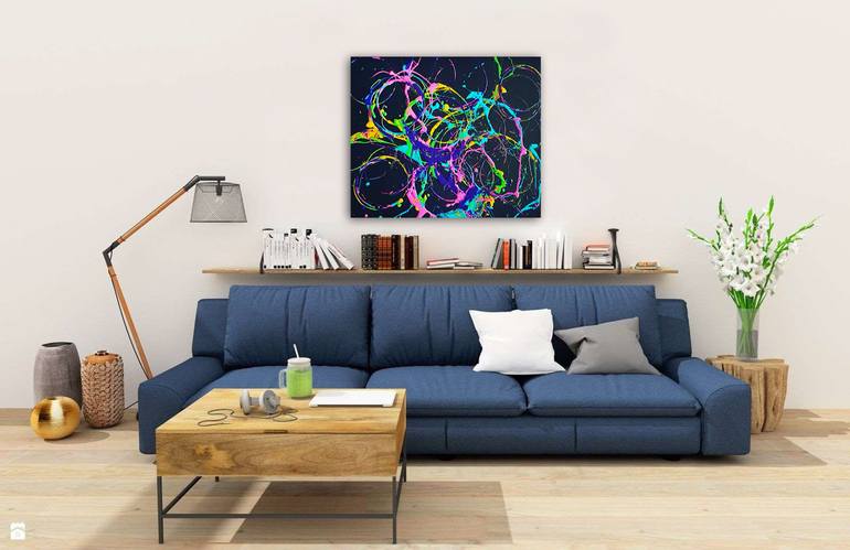 Original Abstract Painting by Irmi Harlander