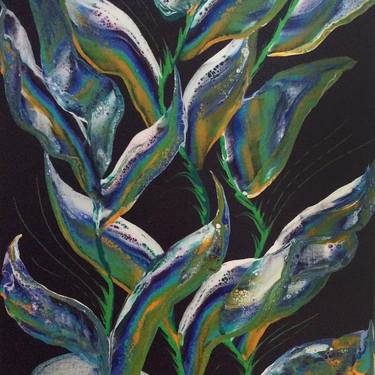 Original Expressionism Floral Paintings by Irmi Harlander