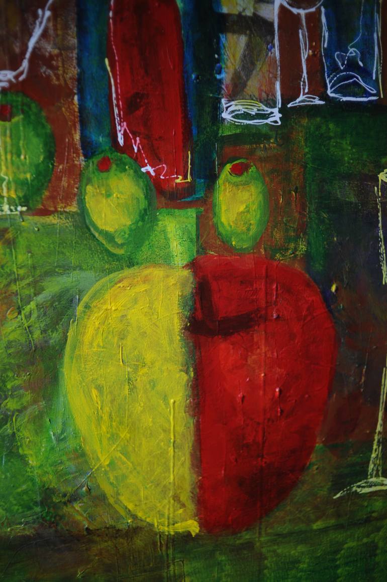 Original Conceptual Food & Drink Painting by Maca Muller
