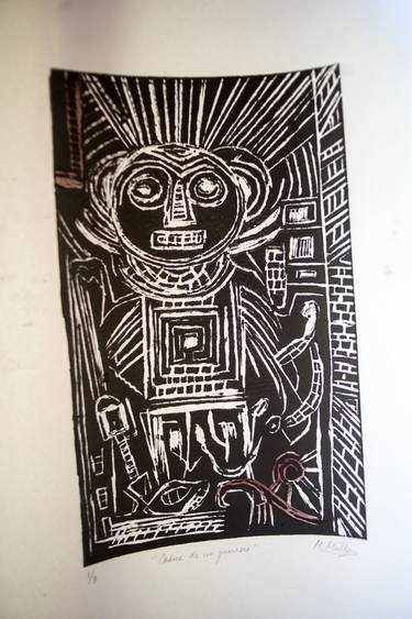 Print of Expressionism Culture Printmaking by Maca Muller