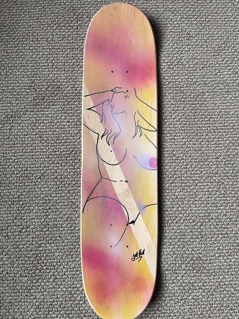 Original Pop Art Nude Painting by Jositn Hill