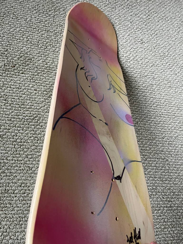 Original Pop Art Nude Painting by Jositn Hill