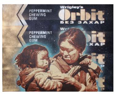 Original Pop Art World Culture Painting by Gabriel Daher