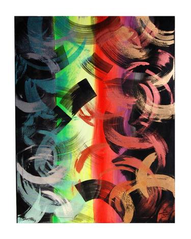 Print of Abstract Paintings by Rachid Mouffok