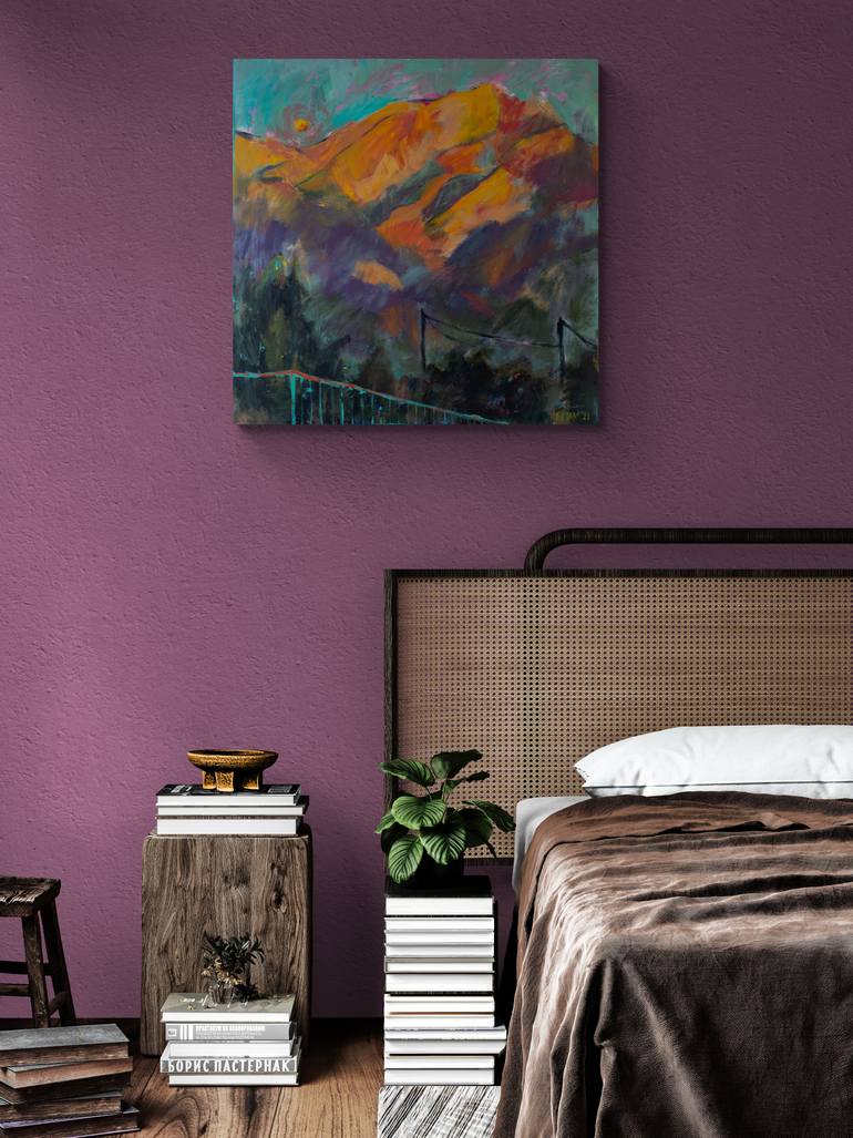 Original Abstract Nature Painting by Katerina Kolle