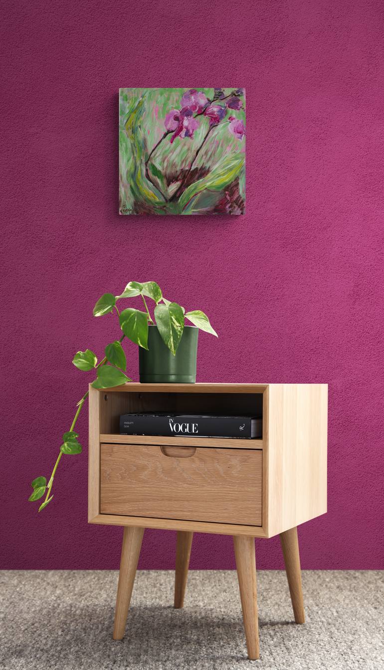 Original Abstract Expressionism Still Life Painting by Katerina Kolle