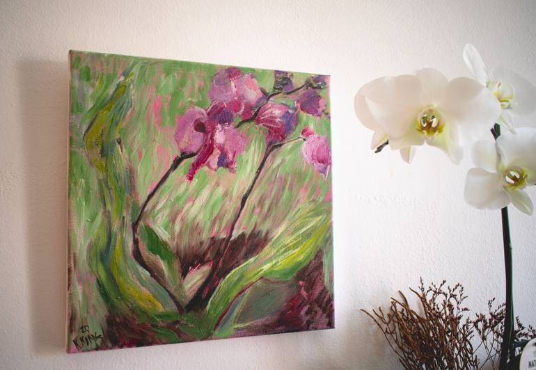 Original Abstract Expressionism Still Life Painting by Katerina Kolle