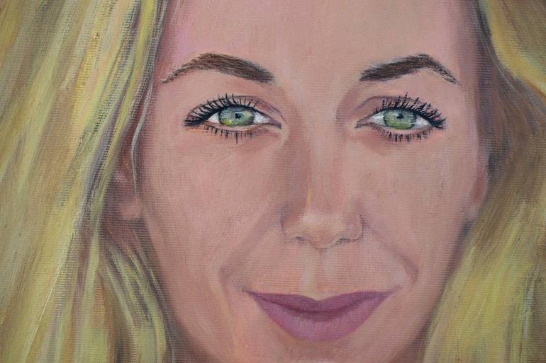 Original Portrait Painting by KATERINA KOLLE