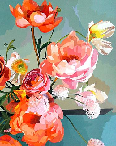 Original Floral Paintings by John Jaster