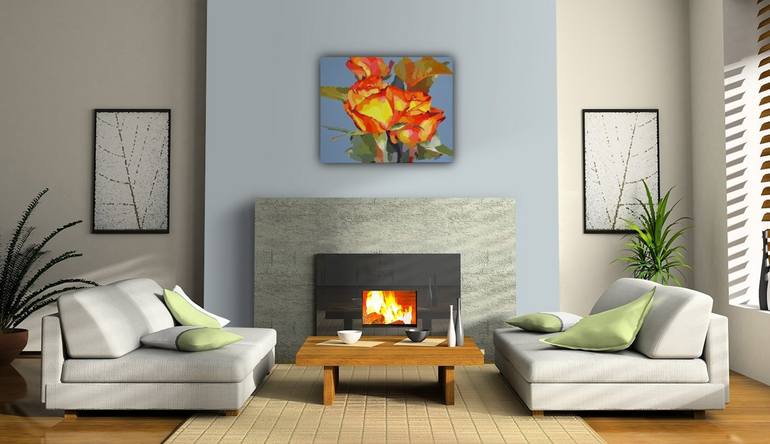 Original Fine Art Floral Painting by John Jaster