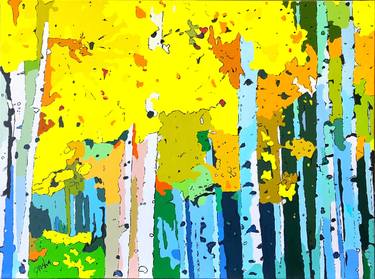 Original Abstract Tree Paintings by John Jaster