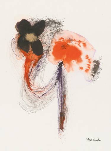 Original Abstract Floral Painting by Phil  Coucke