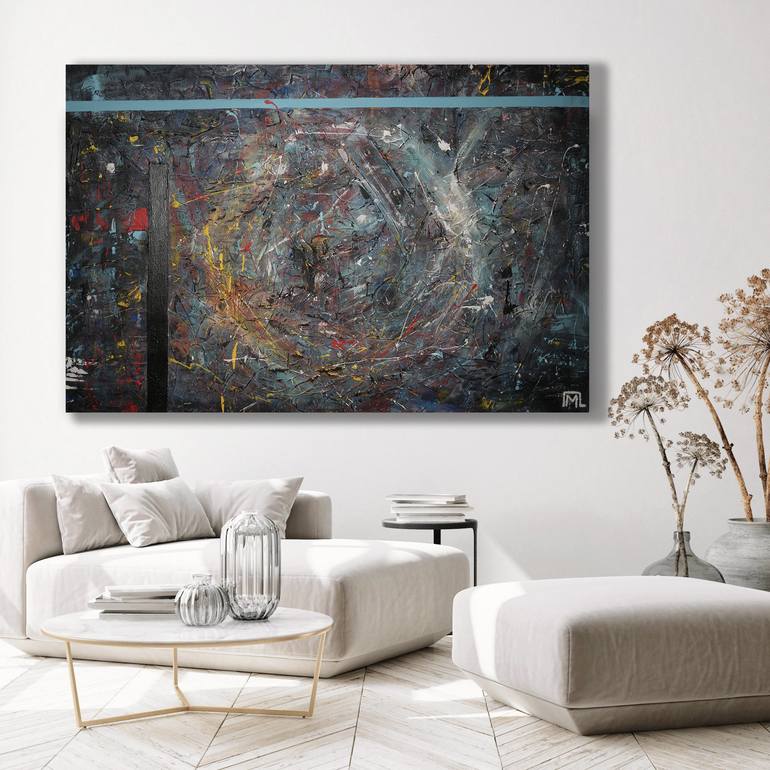 Original Abstract Painting by Mladen Pajic