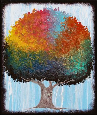Original Tree Painting by Louis Leroy