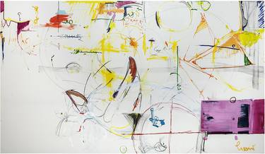 Original Abstract Drawings by Leoni Kapeli