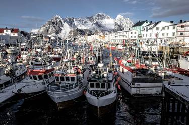 Fishermen life in Lofoten Islands thumb