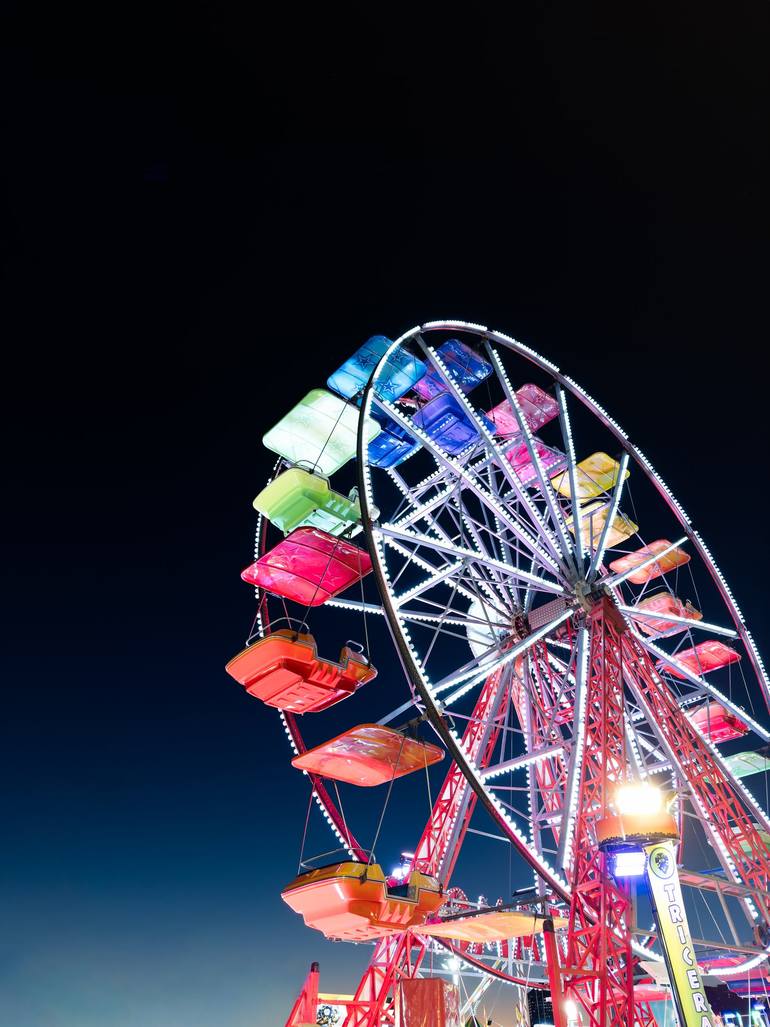 Original Time Photography by Fabio Accorra | Contemporary Art on Paper | The colors of fun
