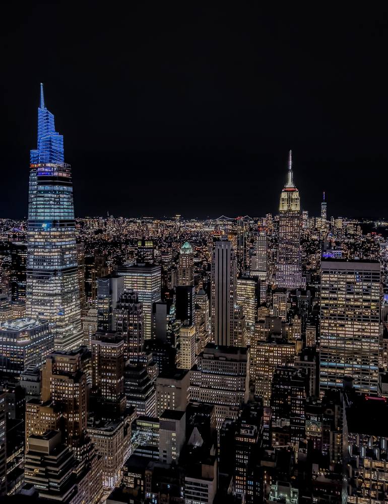 Original Cities Photography by Fabio Accorra | Contemporary Art on Paper | The night in Manhattan