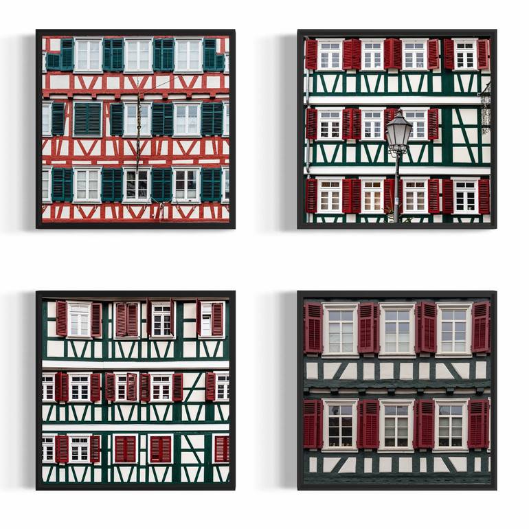 Original Architecture Photography by Fabio Accorra | Contemporary Art on Paper | The colors of German house