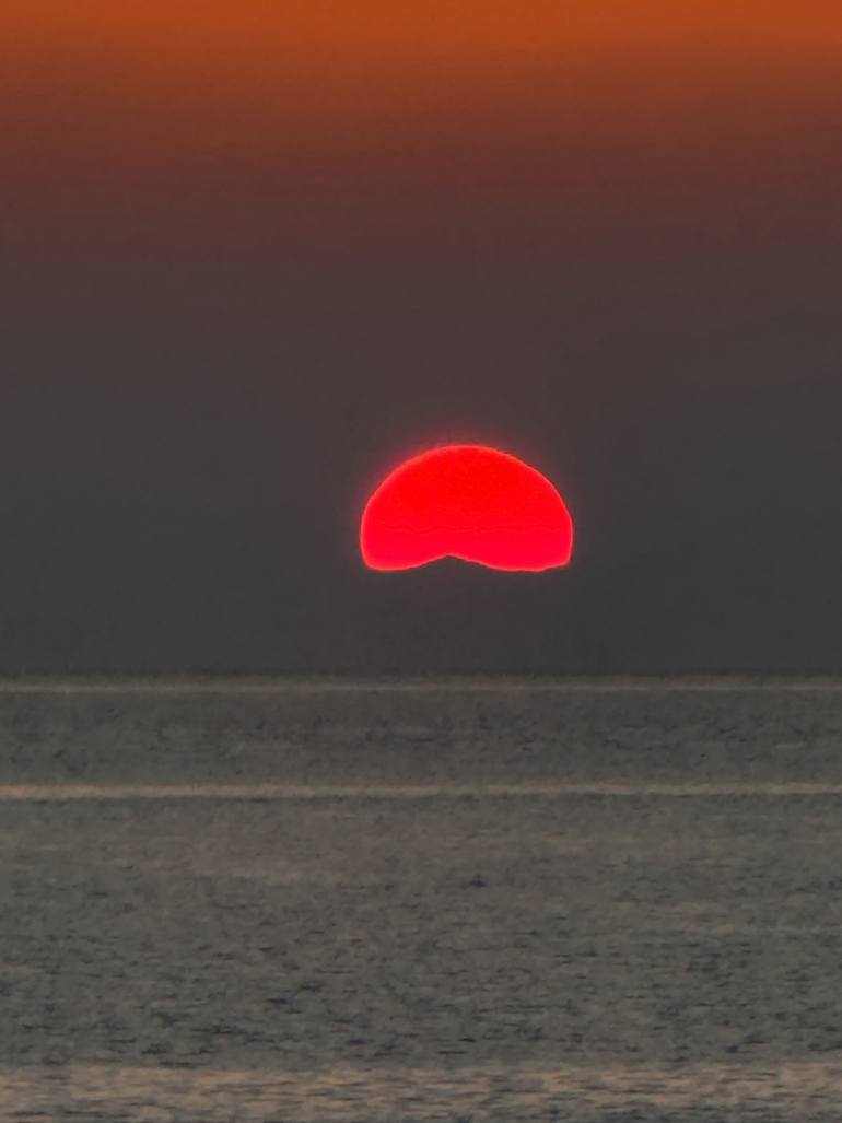Original Seascape Photography by Fabio Accorra | Contemporary Art on Paper | The sunset