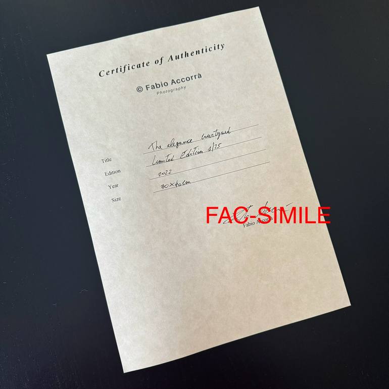 Original Photorealism Cities Photography by Fabio Accorrà