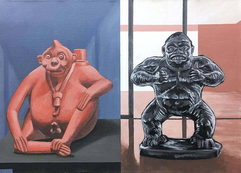Original Fine Art Culture Paintings by Rodrigo Jimenez-Ortega