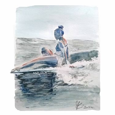 Print of Impressionism Sport Paintings by federico capraro